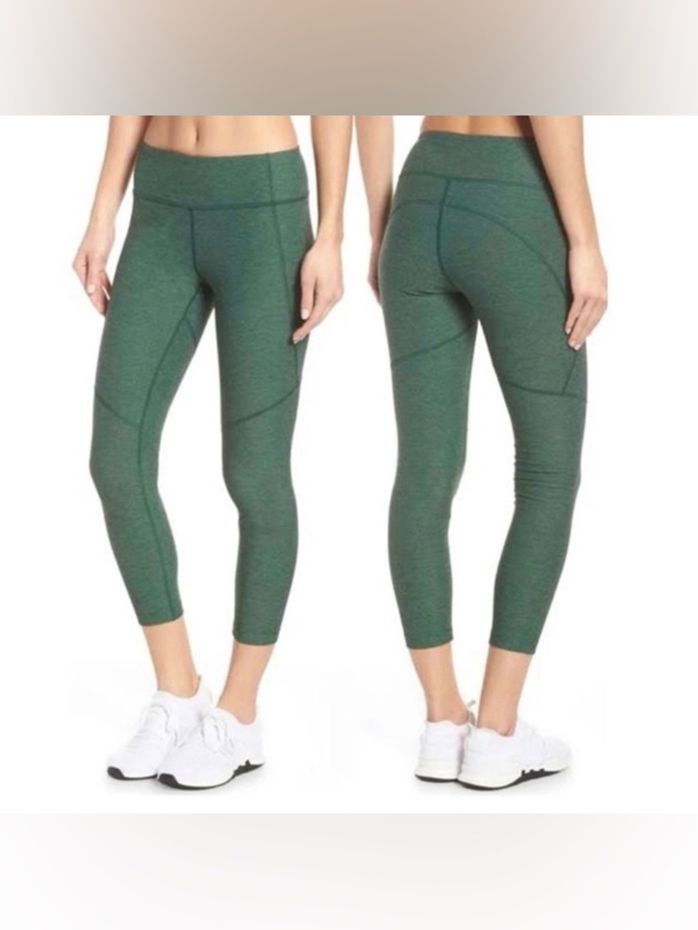Outdoor voices women’s warm up textured compression fabric activewear pants